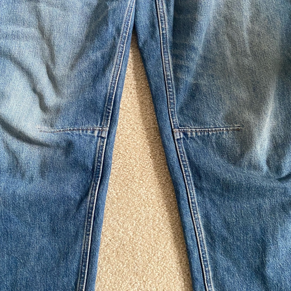 Darted Barrell Leg Madewell Jeans